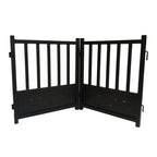 Royal Weave Freestanding 24" Tall Dog Gate Panels - Architectural Indoor Steel Pet Barrier Panels - Infinite Width