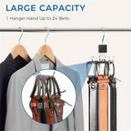 ClutterFree Hook Organizer | Rotatable & Space-Saving | 6-Hook Design