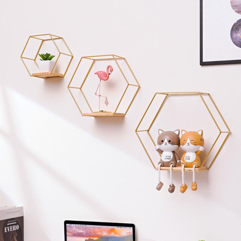 Designer Wall Decoration in the Shape of a Hexagon