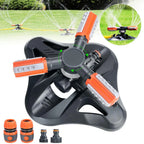 Zevolim| Rotatable Garden Sprinkler with 3 Nozzles – Efficient Watering Sprinkler for Lawns and Gardens