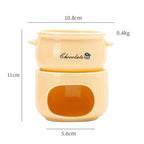 Warm Dip Chocolate Cheese Fondue Pot