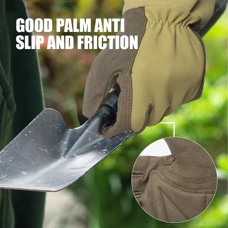 Zevolim| GardenGuard Thorn Gloves | Breathable & Durable Microfiber Leather | For Female Gardeners