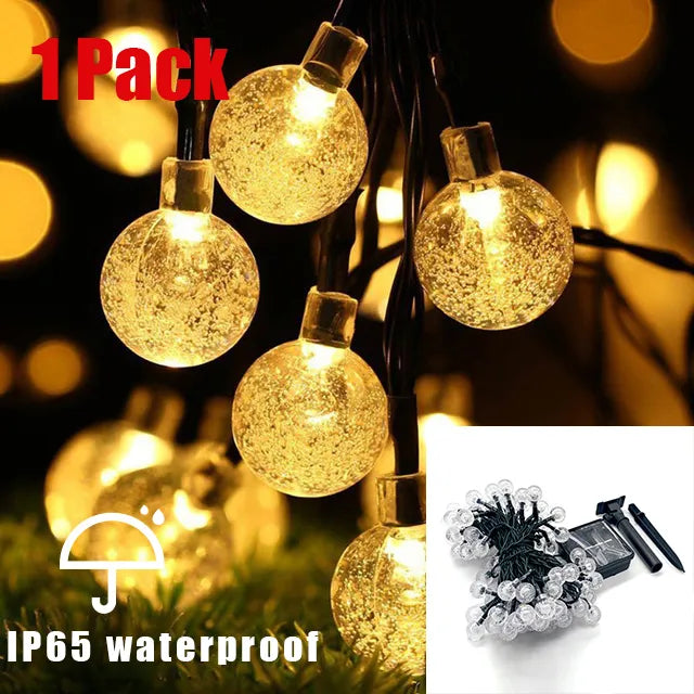 100 LED Solar String Lights Outdoor - Waterproof