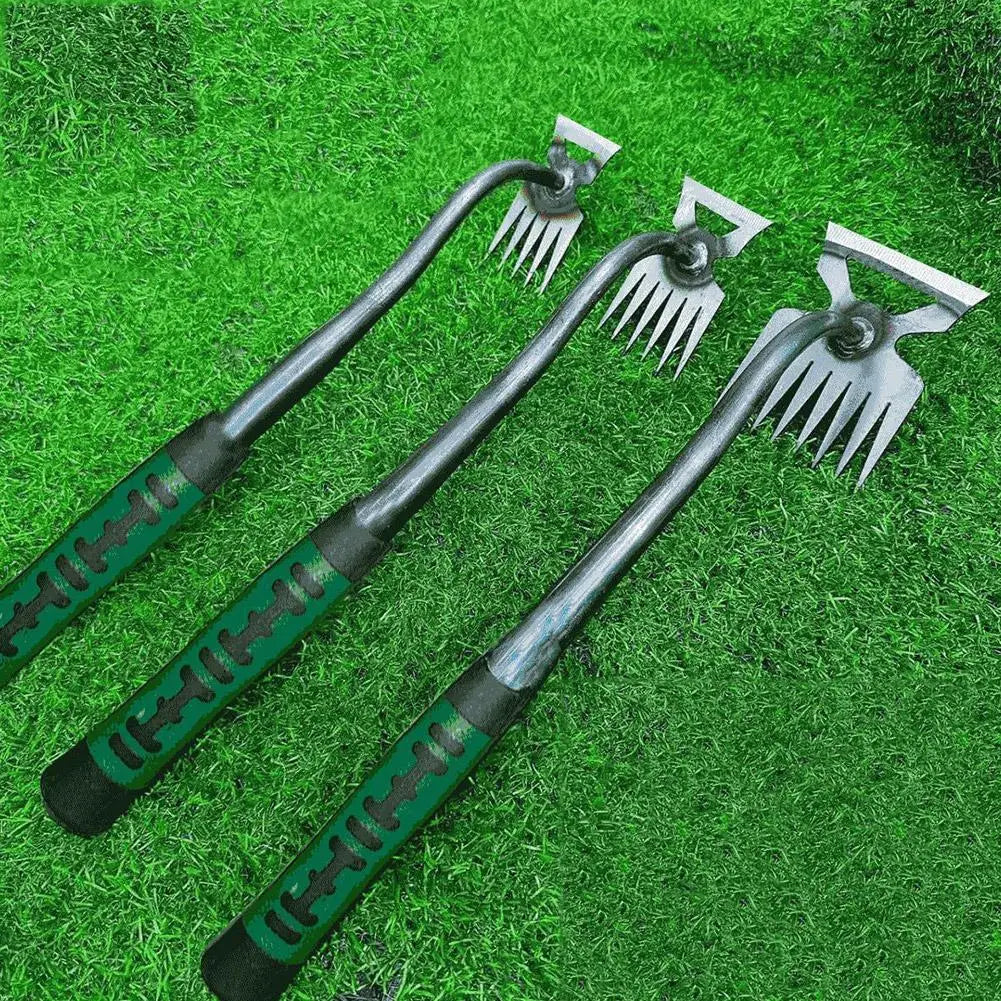 Zevolim| Raveta Garden rake | Robust steel tines | Ergonomic handle | Effective against weeds & leaves
