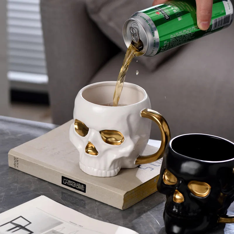 Spooky Skull Coffee Mug