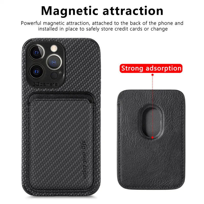 Zevolim | MagSafe Wallet Case | iPhone Magnetic Card Holder | Slim Design