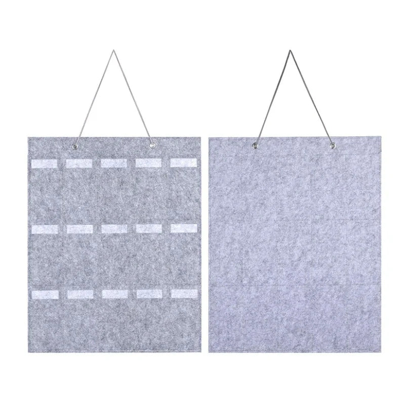 GlasSpace Organizer | Wall-mounted Glasses Holder | Foldable Sunglasses Storage Bag | Space-saving & Dustproof | 42 × 38 cm