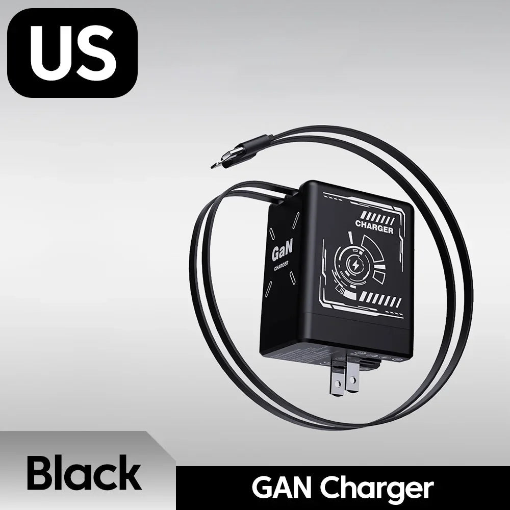 120W Fast Charging Retractable Charger