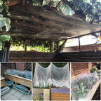 Zevolim| GARDIVIA Vegetable Protection Net | High-Density Insect Net Made of Polyethylene | UV Resistant & Breathable | For Raised Beds & Vegetable Cultivation