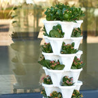 Zevolim| GardenTower FourSeasons – Stackable Plant Pots with Smart Watering System