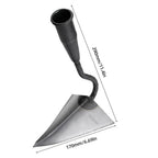 Zevolim| RootRaptor Triangle Hoe | Forged Manganese Steel | Sharp & Ergonomic | For Weeding & Seed Furrows