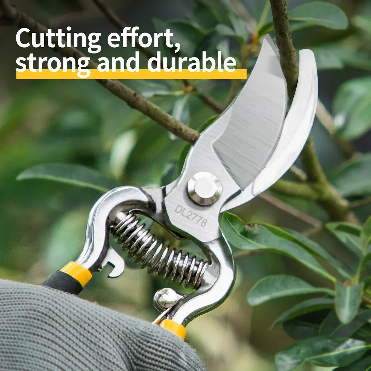 Zevolim| PRUNEXA Garden Shears | Precision Cut | Ergonomic Handle | Carbon Steel Blade