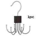 ClutterFree Hook Organizer | Rotatable & Space-Saving | 6-Hook Design