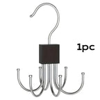 ClutterFree Hook Organizer | Rotatable & Space-Saving | 6-Hook Design