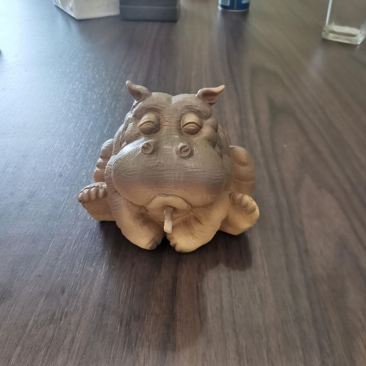 Zevolim| Playful Hippopotamus Garden Sprinkler Statue