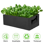 Zevolim| Foldable storage box made of felt for plants with handles