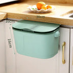 Wall Bin Cleanvero | With Lid | Hanging & Space-Saving | For Kitchen & Bathroom | Large Volume