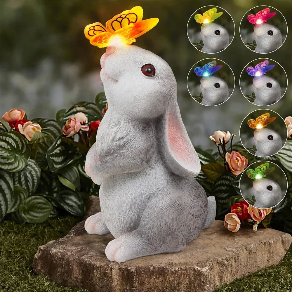 Zevolim| Butterfly and Flower Hare Garden Light