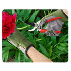 Zevolim| ThornGuard Garden Gloves | Thornproof & Extra Long | Leather & Rubber Coating | Protection for Roses & Shrubs