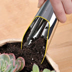 Zevolim| PlantMaster Scoop | Precision Shovel | Stainless Steel & Durable | For Gardening & Plant Care