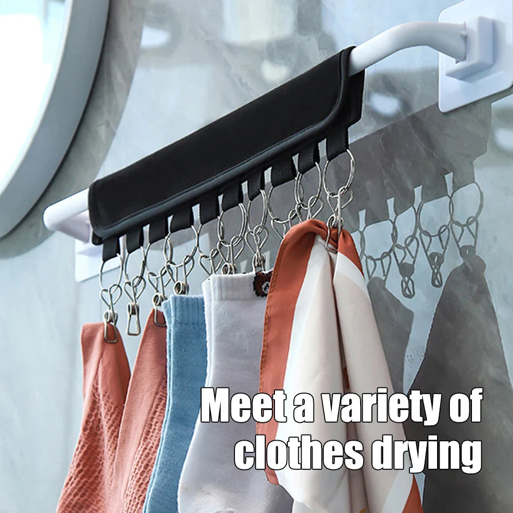 10 Clip Multifunctional Clothes And Hat Clip