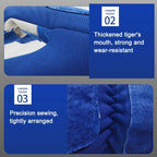 Zevolim| ThornGuard Garden Gloves | Thornproof & Extra Long | Leather & Rubber Coating | Protection for Roses & Shrubs