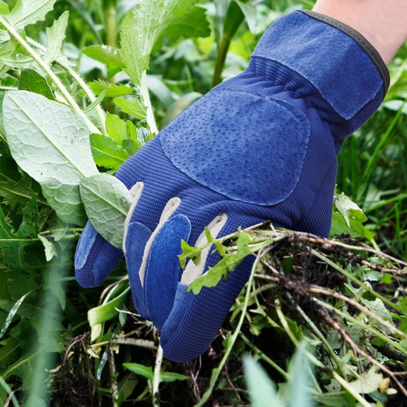 Zevolim| ThornGuard Garden Gloves | Thornproof & Extra Long | Leather & Rubber Coating | Protection for Roses & Shrubs