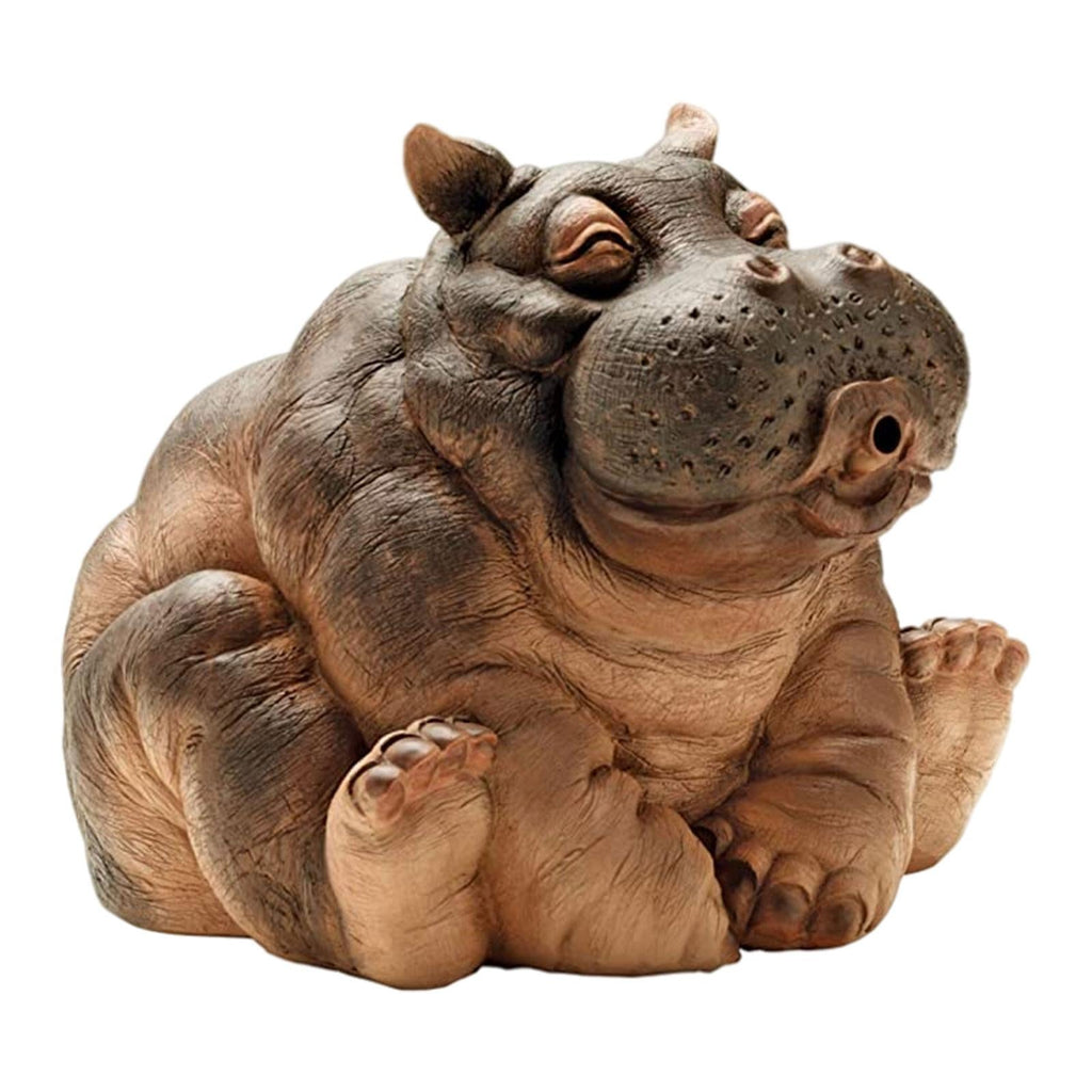 Zevolim| Playful Hippopotamus Garden Sprinkler Statue