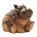 Zevolim| Playful Hippopotamus Garden Sprinkler Statue
