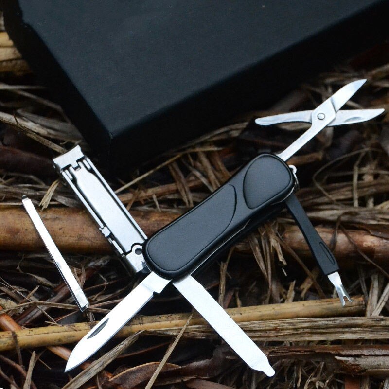 10-in-1 Stainless Steel EDC Keychain Tool