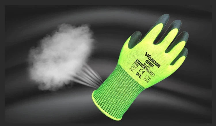 Zevolim| Work Gloves with Wonder Grip – Non-Slip Gloves for Gardening and Craftsmanship