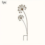 Zevolim| Florandis Metal Garden Stake Flower | Decorative Stake for Balcony, Bed & Plant Pot | Weatherproof & Detailed