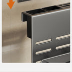 ChefSpace Wall-mounted Knife Holder with Cutting Board Storage – Stainless Steel Bowlift