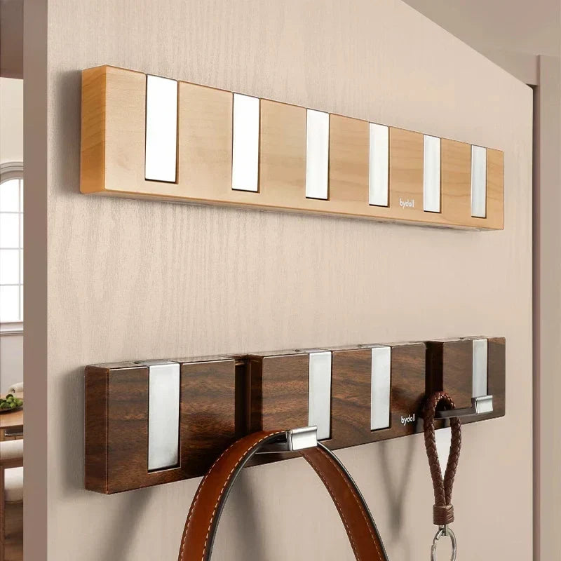 Pull & Hang Minimalist Wooden Wall Hanger