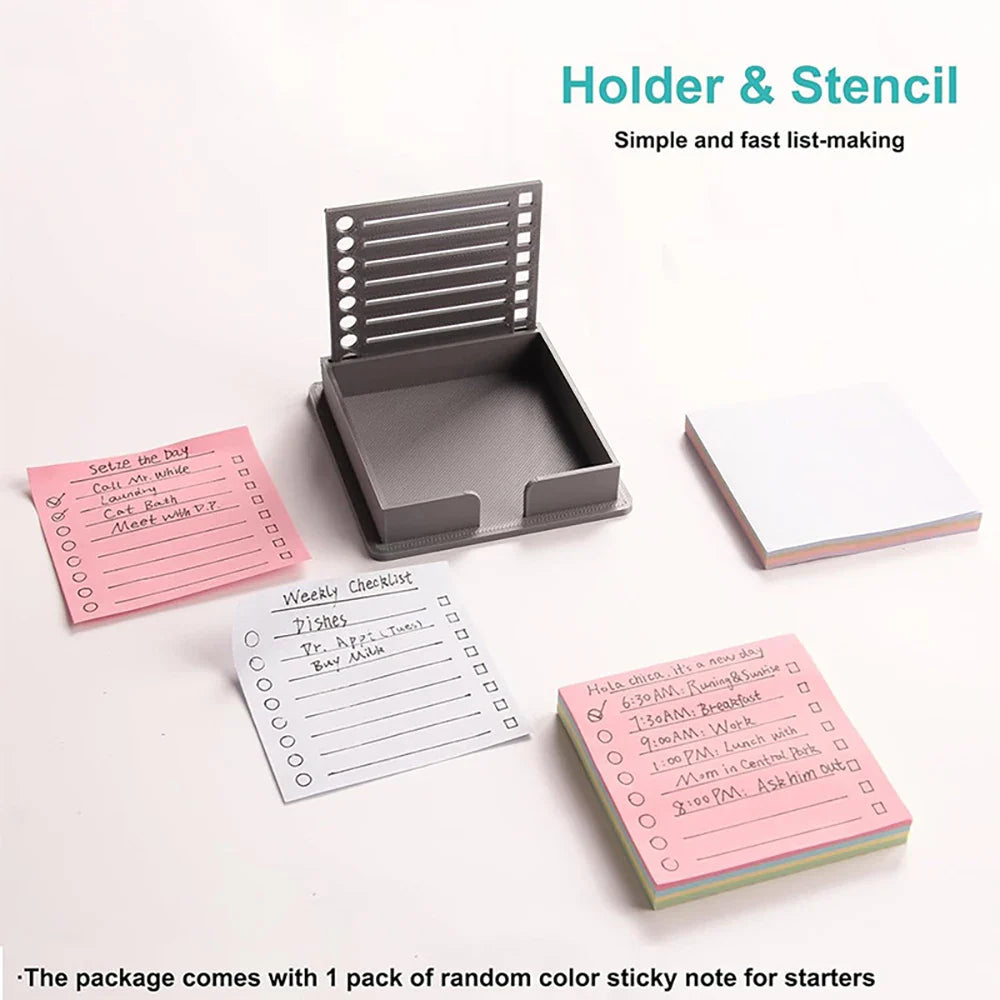 Template Sticky Note Organizer