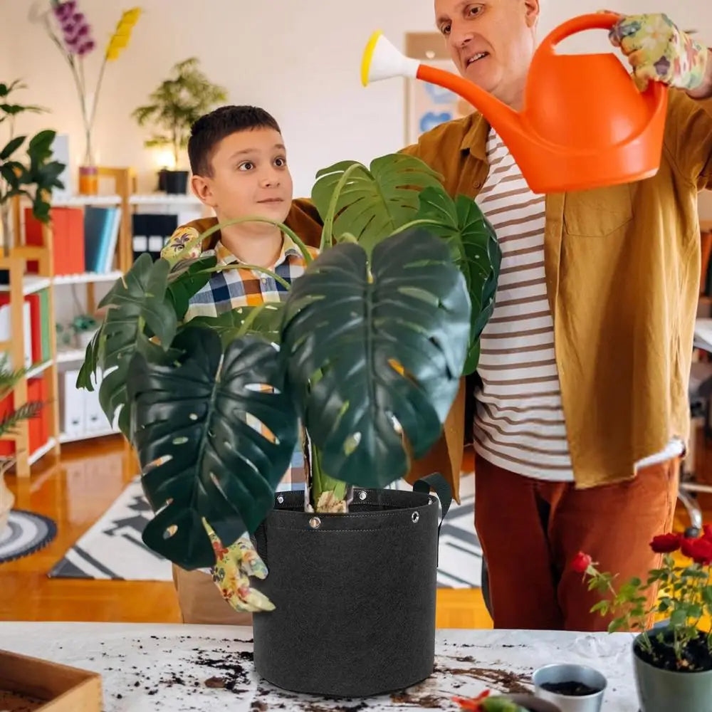Zevolim| Felt plant sack with carrying handles – Breathable and durable for garden plants and flowers