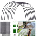 Zevolim| Plantura FlexGrow Garden Arch Set made of fiberglass | DIY Plant Tunnel for raised beds & cold frames | Rustproof & Reusable | Including connectors
