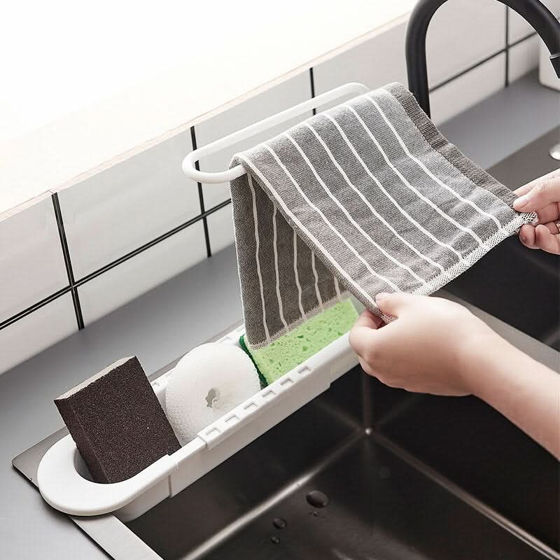 Sink Organizer with Drip Tray – Countertop Storage