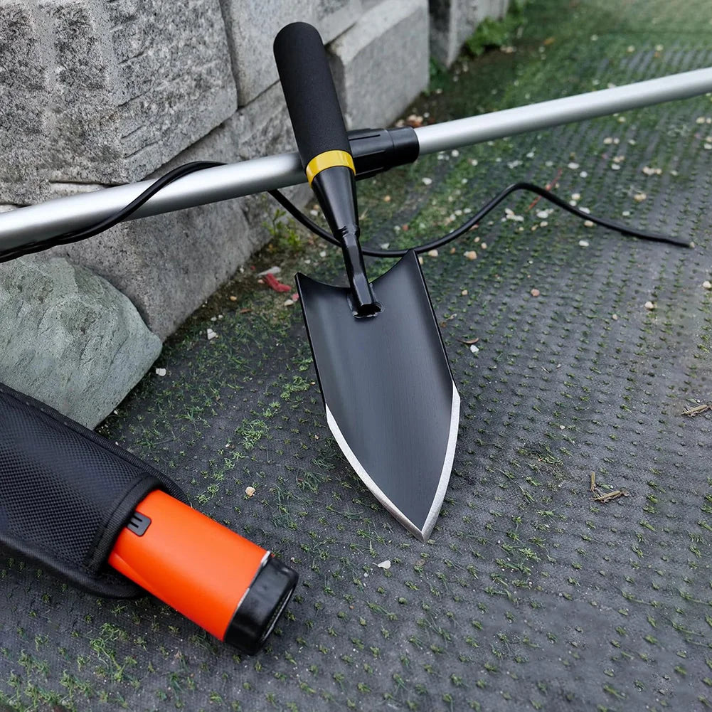 Zevolim| TerraGrip Garden Spade | Extra Robust & Ergonomic | Seamlessly Welded | For Hard Soils & Roots