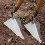 Zevolim| RootRaptor Triangle Hoe | Forged Manganese Steel | Sharp & Ergonomic | For Weeding & Seed Furrows