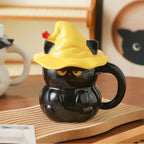 Midnight Witch Cat Mug