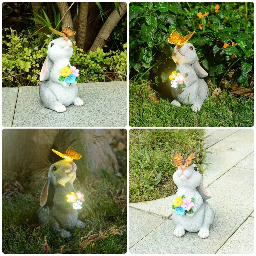 Zevolim| Butterfly and Flower Hare Garden Light