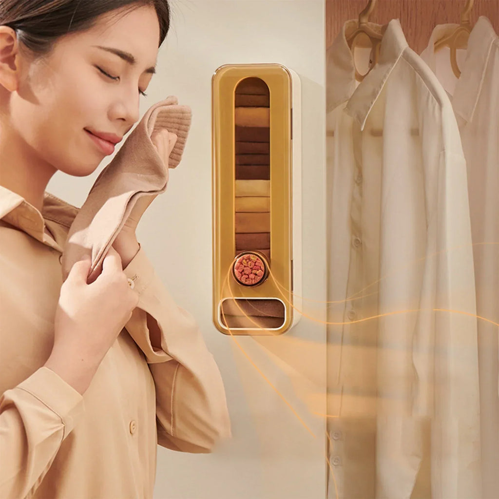 Wall-Mounted Aromatherapy Wardrobe Underwear Organizer