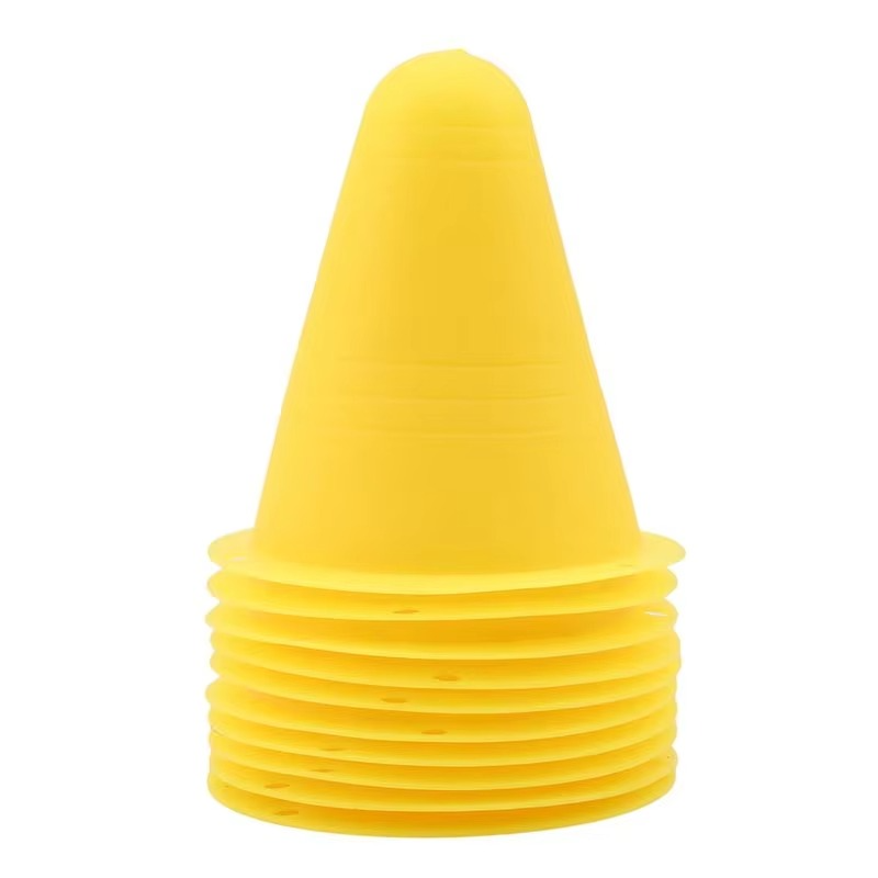 10-Pack Training Cones for Skating, Soccer, Football, and Sports Drills