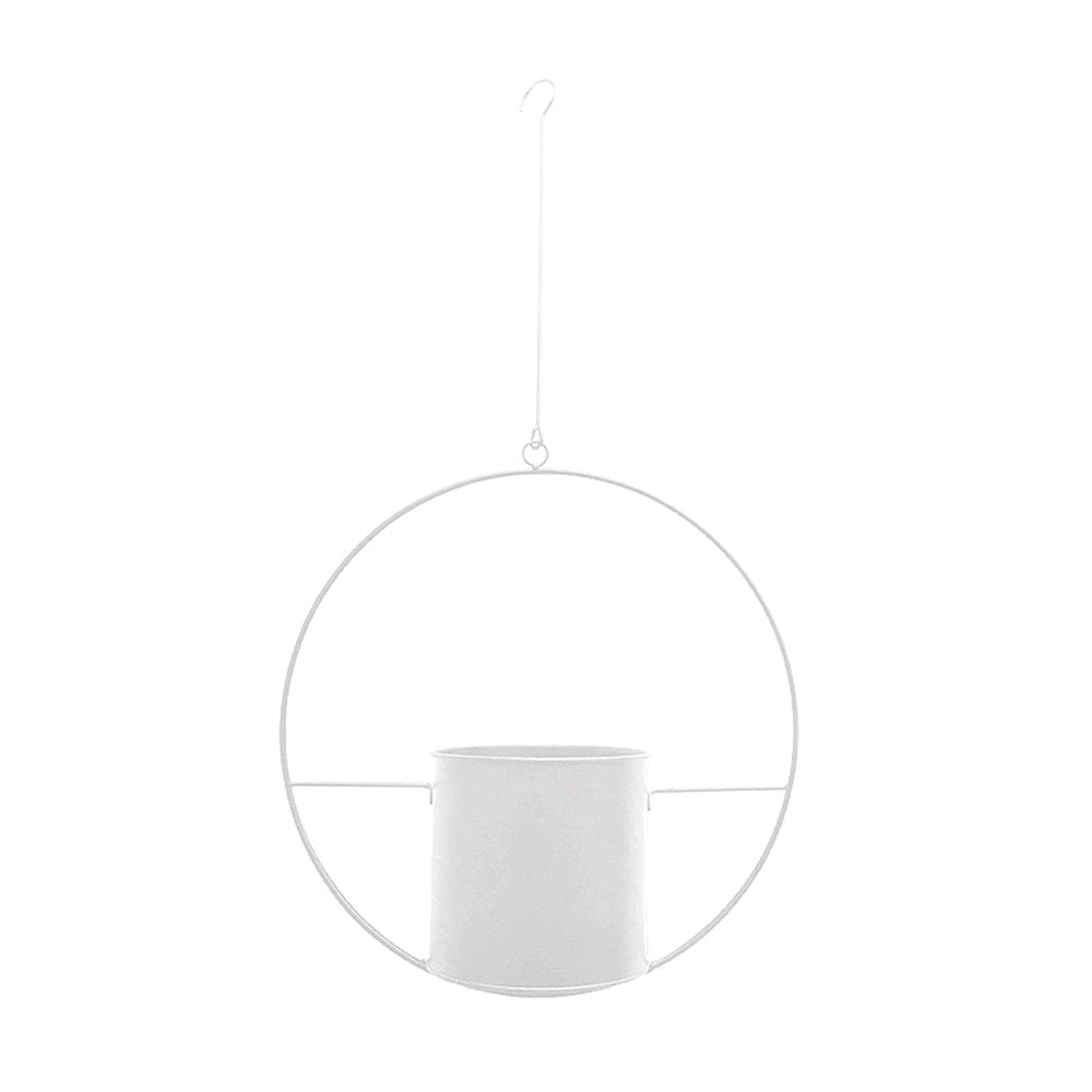 Zevolim| DecoBloom Hanging Planter – Elegant Indoor & Outdoor Metal Plant Pot with Chain