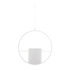 Zevolim| DecoBloom Hanging Planter – Elegant Indoor & Outdoor Metal Plant Pot with Chain