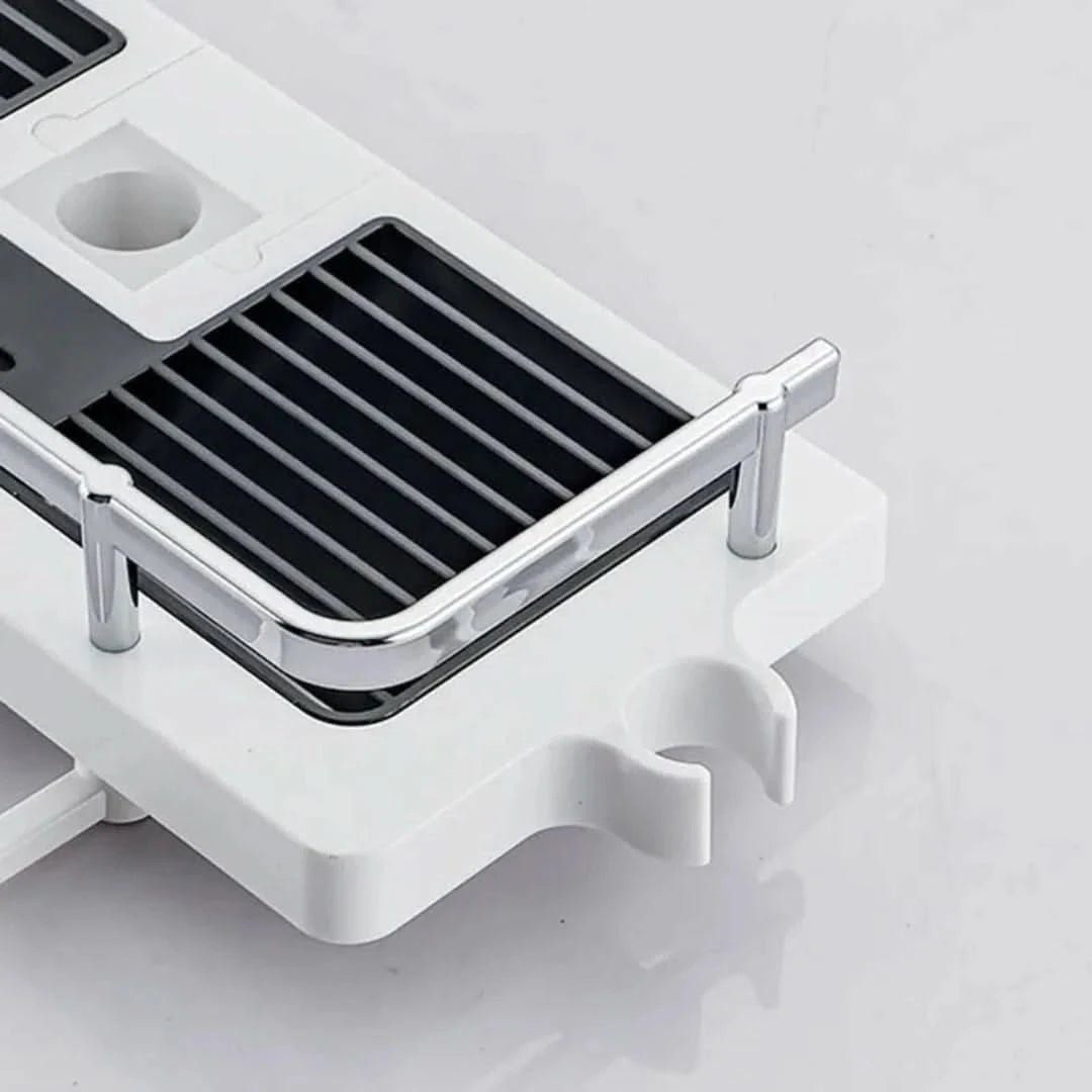 Drill-free multifunctional shelf