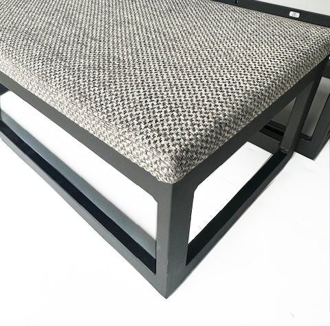 Shana Pet Steps - Modern 19" Tall, Wide Metal Dog Stairs for Small - Large Dogs (180 lbs)