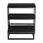 Shana Pet Steps - Modern 19" Tall, Wide Metal Dog Stairs for Small - Large Dogs (180 lbs)