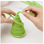DIY Pipe-Cleaner Christmas Tree House Kit with Lights